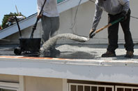 Corner Row flat roofing repair