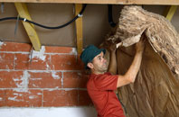 Corner Row tapered roof insulation